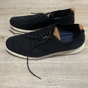 Cole Haan Zerogrand Mens Sz 10 M Black Stitchlite‎ Oxford Mesh Lightweight Shoes